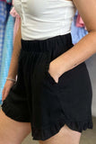 Casual Solid Pocket Loose High Waist Wide Leg Solid Color Bottoms