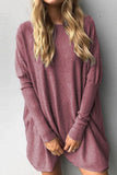 Casual Daily Solid Solid Color O Neck T-Shirts(11 Colors)