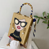 Casual Print Patchwork Chains Bags(5 Colors)