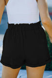 Casual Solid Pocket Loose High Waist Straight Solid Color Bottoms(5 Colors)