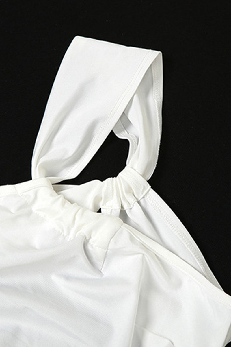 Irregular Backless One Shoulder Bodycon Formal Maxi Dresses(3 Colors)