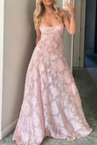 Elegant Formal Solid See-through Evening Dress Dresses