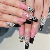 Casual Daily Patchwork Rhinestone Nail Paste