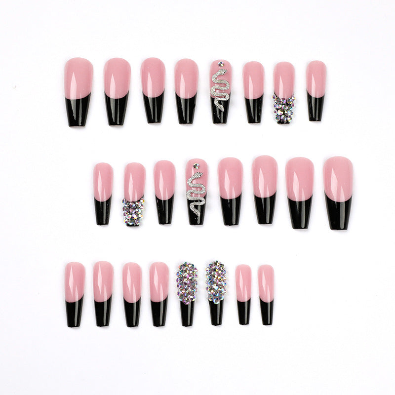 Casual Daily Patchwork Rhinestone Nail Paste