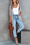 Casual Daily Solid Pocket Cardigan Collar Tops(3 Colors)