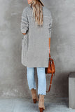 Casual Daily Solid Pocket Cardigan Collar Tops(3 Colors)