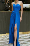 Casual Solid Pocket Slit Strapless Regular Jumpsuits(7 Colors)