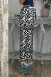 Casual Print Frenulum Loose Straight Full Print Bottoms(3 Colors)