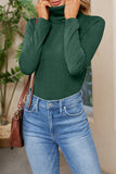 Daily Simplicity Solid Turtleneck Tops(6 Colors)