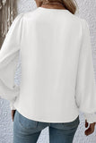 Elegant Solid Fold V Neck Blouses(4 Colors)