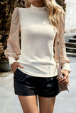 Elegant Solid Sequins Half A Turtleneck Tops(4 Colors)