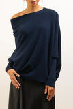 Casual Simplicity Solid Make Old O Neck Tops(10 Colors)