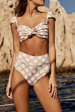 Florcoo Polka Dot Bikini Swimwear