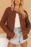 Florcoo Vintage Knitted Cardigan Sweater