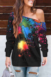 Florcoo Off-shoulder Sexy Long Sleeve Top