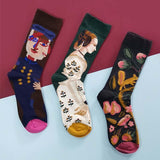 Florcoo Winter New Creative Pattern Socks