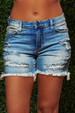 Florcoo On-trend Ripped Sexy Denim Shorts(3 colors)