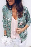 Florcoo Casual Fashion Printed Round Neck Long Sleeve Jacket(3 Colors)