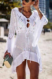 Florcoo Hollow Knitted Beach Cover-up(4 Colors)