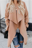 Florcoo Wild Solid Color Trench Coat