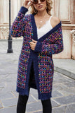 Florcoo Color Contrast Knit Coat