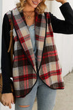 Florcoo OL Winter Street Style Plaid Coat
