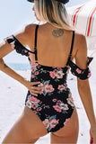 Florcoo One Piece Floral Swimsuit