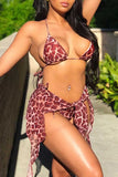Florcoo Bikini Three-Piece Mesh Swimwear