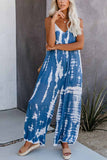 Florcoo Loose Tie-dye Cute Jumpsuit