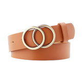 Fashion Casual Wild Round Buckle Belt