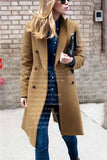 Florcoo Thick Solid Color Button Coat(3 Colors)
