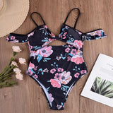 Florcoo One Piece Floral Swimsuit