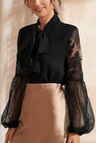 Florcoo Bow Lace Top