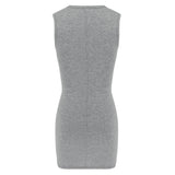 Florcoo Casual Hollow-out Sleeveless Hot Mini Dress(2 Colors)