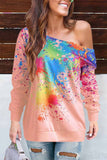Florcoo Off-shoulder Sexy Long Sleeve Top