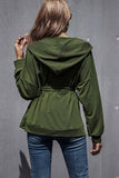 Florcoo Casual Solid Color Thin Short Jacket