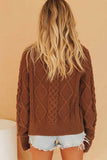 Florcoo Vintage Knitted Cardigan Sweater