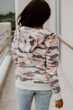 Florcoo Printed Camouflage Hooded Jacket