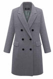 Florcoo Thick Solid Color Button Coat(3 Colors)