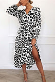 Florcoo V Neck Sexy Leopard Dress（4 colors）