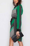 Florcoo Contrasting Floral Dress(2 Colors)