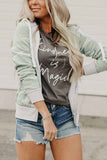 Florcoo Printed Camouflage Hooded Jacket