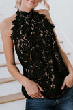 Florcoo Sexy Cutout  Lace Tops