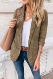 Florcoo Casual Slim Suit Jacket Tops(4 Colors)