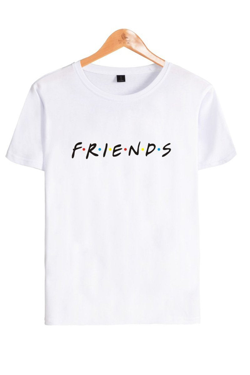 Florcoo colorful letters print T-shirt