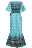 Florcoo Bohemian Printed Midi Dress(3 colors)