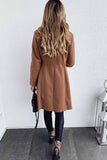 Florcoo Solid Color Sexy Coat With Buttons(3 Colors)