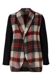 Florcoo OL Winter Street Style Plaid Coat