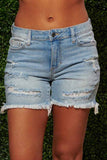 Florcoo On-trend Ripped Sexy Denim Shorts(3 colors)