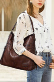 Florcoo Vintage Shoulder Bag With Zipper And Tassel(4 Colors)